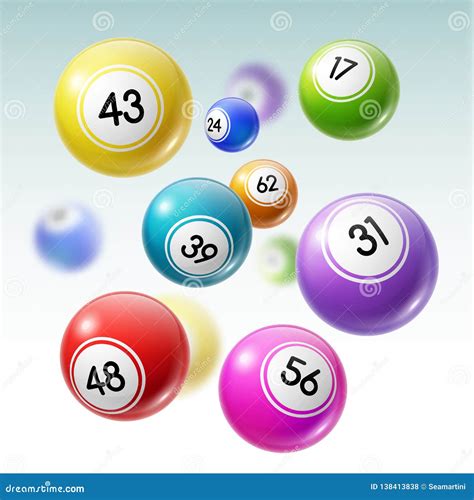 Gambling game with numbered balls and cards .